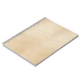 Vintager antiker Pergament-Schablonen-Papierfreier Notizblock (Linke Seite)