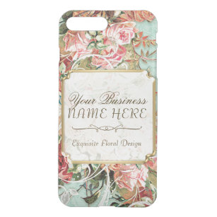 Vintager antiker Rosen-Blumenblumenstrauß-moderner iPhone 8 Plus/7 Plus Hülle