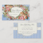 Vintager antiker Rosen-Blumenblumenstrauß-moderner Visitenkarte (Vorne/Hinten)