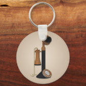 Vintager antiker Schlüsselanhänger (Vorderseite)