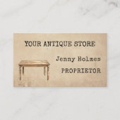 Vintager antiker Store Visitenkarte (Vorderseite)
