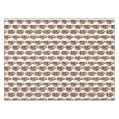 Vintager antiker Weihnachtsmann Tischdecke (Vorderseite (Horizontal))