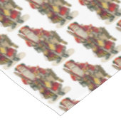 Vintager antiker Weihnachtsmann Tischdecke (Schrägansicht)