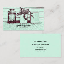 Vintager Antiquitätenladen Aquamarin Rustikale Lan