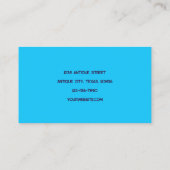 Vintager Antiquitätenladen Blaue Kunst Rustikale S Visitenkarte (Rückseite)