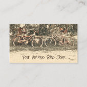 Vintager Antiquitätenladen Rustikales Landbike Visitenkarte (Vorderseite)
