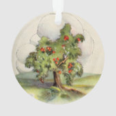Vintager Apfelbaum Ornament (Rückseite)