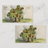 Vintager Apfelbaum Visitenkarte (Vorne/Hinten)