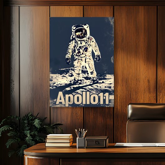Vintager Apollo 11 Poster