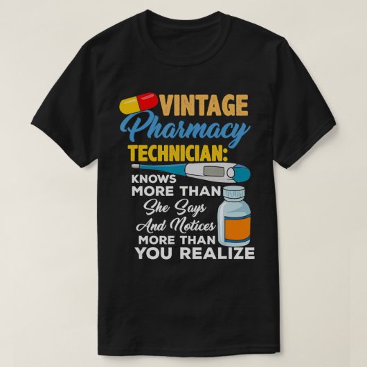 Vintager Apotheker T-Shirt (Design vorne)