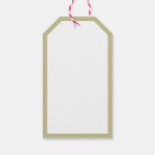 Vintager Apple Blossom Brautparty Geschenkmarke Geschenkanhänger (Rückseite)