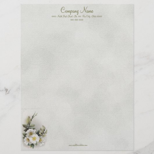 Vintager Apple Blossom Letterhead (Vorderseite)