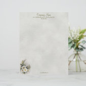 Vintager Apple Blossom Letterhead (Stehend Vorderseite)