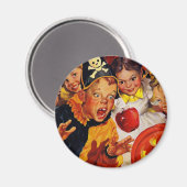 Vintager Apple-Bobbing Magnet (Vorderseite/Rückseite)