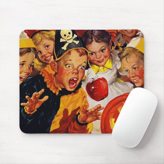 Vintager Apple-Bobbing Mousepad (Mit Mouse)