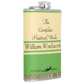 Vintager Apple Green benutzerdefinierbarer Trinkbe Flachmann (Rechts)