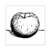 Vintager Apple Gummistempel (Prägung)