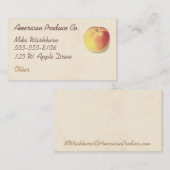 Vintager Apple Visitenkarte (Vorne/Hinten)