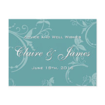 Vintager Aquamariner Blumenratgeber