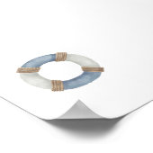 Vintager Aquarelldruck Poster (Ecke)