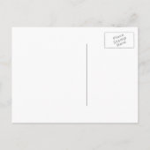 Vintager Aquarellstrand Save the Date Postkarten (Rückseite)