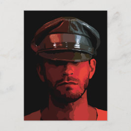 Vintager Arbeitnehmer: Chivalry und Elegance Postkarte