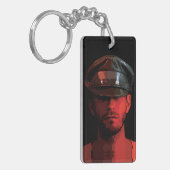 Vintager Arbeitnehmer: Chivalry und Elegance Schlüsselanhänger (Vorderseite links)