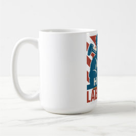 Vintager Arbeitstag USA Retro-Poster-Stil Kaffeetasse