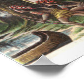 Vintager Arbuckle Bros-Kaffee "Florida" Poster (Ecke)