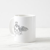 Vintager Argentinien-Fußball Kaffeetasse (Vorderseite Links)