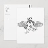 Vintager Argentinien-Fußball Postkarte (Vorne/Hinten)