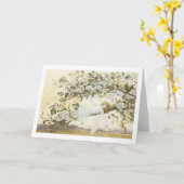 Vintager Ariel 1858 Karte (Gelbe Blume)