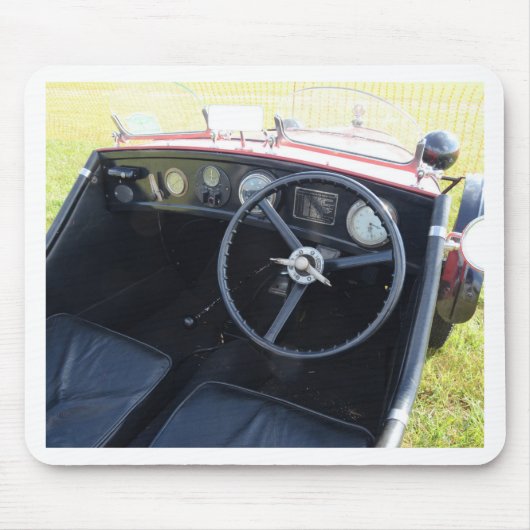 Vintager Armaturenbrett Austins sieben Mousepad (Vorne)