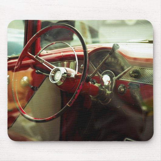 Vintager Armaturenbrett Mousepad (Vorne)