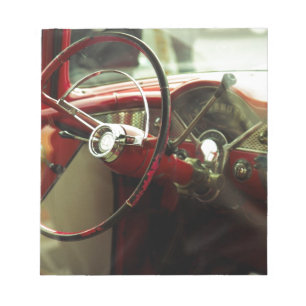 Vintager Armaturenbrett Notizblock