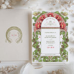 Vintager Art Roter Lotus Save the Date Einladung<br><div class="desc">Mit unserer Vintagen Jugendstil-Rot-Lotus-Save the Date Einladung kündigen Sie Ihren besonderen Tag elegant an. Diese wunderschön gestaltete Einladung besticht durch ein blumengeschmücktes Ambiente, reich bordeauxrote Lotus-Blume und üppige grüne Blätter, die mit subtilen Jugendstil-Akzenten in Sepia- und Goldtönen verwoben sind. Der faszinierende Jugendstil bietet eine zeitlose Ästhetik mit dekorativen Elementen und...</div>