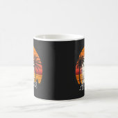 Vintager Aruba Palm Tree Summer Beach Kaffeetasse (Mittel)