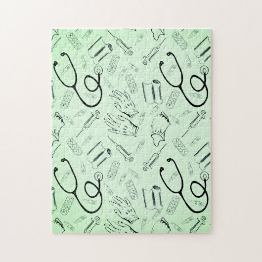 Vintager Arzt Puzzle (Vertikal)