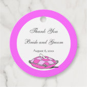 Vintager Aschenputtel Geschenkanhänger (Vorderseite)