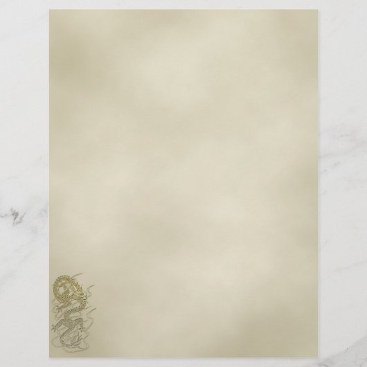 Vintager asiatischer Drachenbrief (Vorderseite)