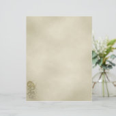 Vintager asiatischer Drachenbrief (Stehend Vorderseite)