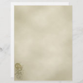 Vintager asiatischer Drachenbrief (Vorne/Hinten)