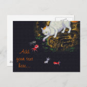 Vintager asiatischer Katzenfisch Postkarte (Vorne/Hinten)