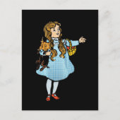 Vintager Assistent für Oz Postkarte (Vorderseite)