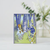 Vintager Assistent für OZ-Zeichen Postkarte (Stehend Vorderseite)