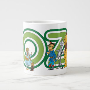 Vintager Assistent für Oz-Zeichen und Textbuchstab Jumbo-Tasse