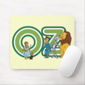 Vintager Assistent für Oz-Zeichen und Textbuchstab Mousepad (Mit Mouse)