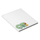 Vintager Assistent für Oz-Zeichen und Textbuchstab Notizblock (angewinkelt)