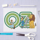 Vintager Assistent für Oz-Zeichen und Textbuchstab Seidenpapier (Handwerk)