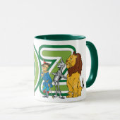 Vintager Assistent für Oz-Zeichen und Textbuchstab Tasse (VorderseiteRechts)